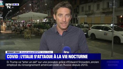 Coronavirus: l'Italie ferme les discothèques et impose le masque le soir en public