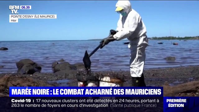 Le combat des Mauriciens pour préserver leurs côtes de la marée noire