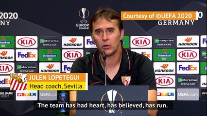 Lopetegui thrilled with Sevilla's 'heart' in reaching Europa League final