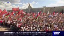 Biélorussie: des dizaines de milliers de personnes dans les rues à Minsk pour exiger le départ du président Loukachenko