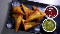 Quick Bread Samosa Recipe - Bread Cone Samosa - Nisha Madhulika - Rajasthani Recipe - Best Recipe House