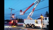 Backfeed causes Pole Fire - Power Outage