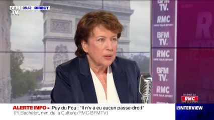 Roselyne Bachelot "invite" les organisateurs de spectacles assis de plus de 5000 personnes à "demander des dérogations"