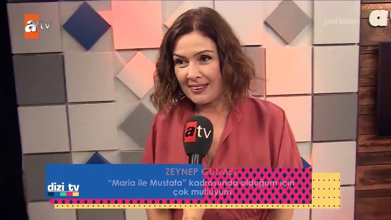 Maria ile Mustafa oyuncularıyla keyifli sohbet