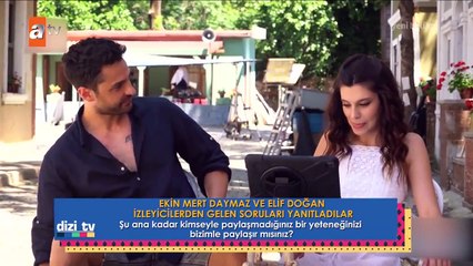 Ekin Mert Daymaz ve Elif Doğan soruları yanıtladı