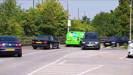 Asda car park speed bumps