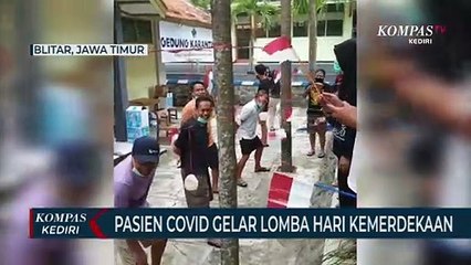 Pasien Corona Gelar Lomba Kemerdekaan Di Gedung Isolasi