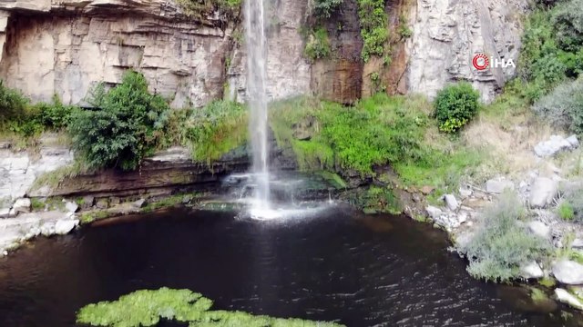 Doğa harikası 'Gündoğdu şelale'si turizme kazandırılmayı bekliyor