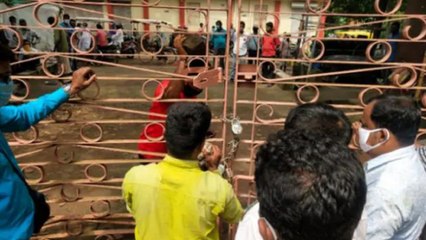 Trouble in Visva Bharati campus over wall construction