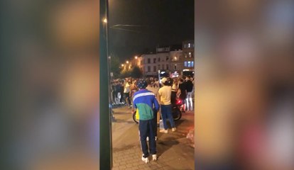 Le SLFP Police diffuse des images lors d'une arrestation à Schaerbeek