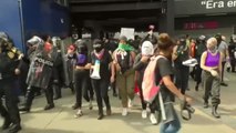 Multitudinaria protesta en Ciudad de México contra la violencia machista