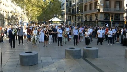 Barcelona recuerda a las víctimas del atentado del 17A