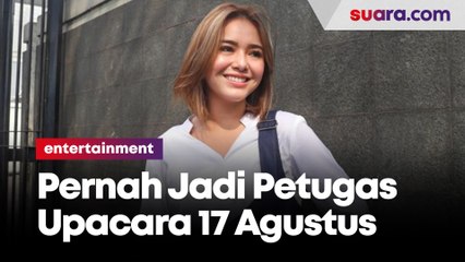 Ketika SD, Amanda Manopo jadi Pembawa Bendera di Upacara Kemerdekaan RI