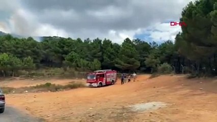 Aydos Ormanı'nda korkutan yangın