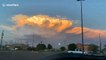 Timelapse of storm forming above Texas resembles mushroom cloud