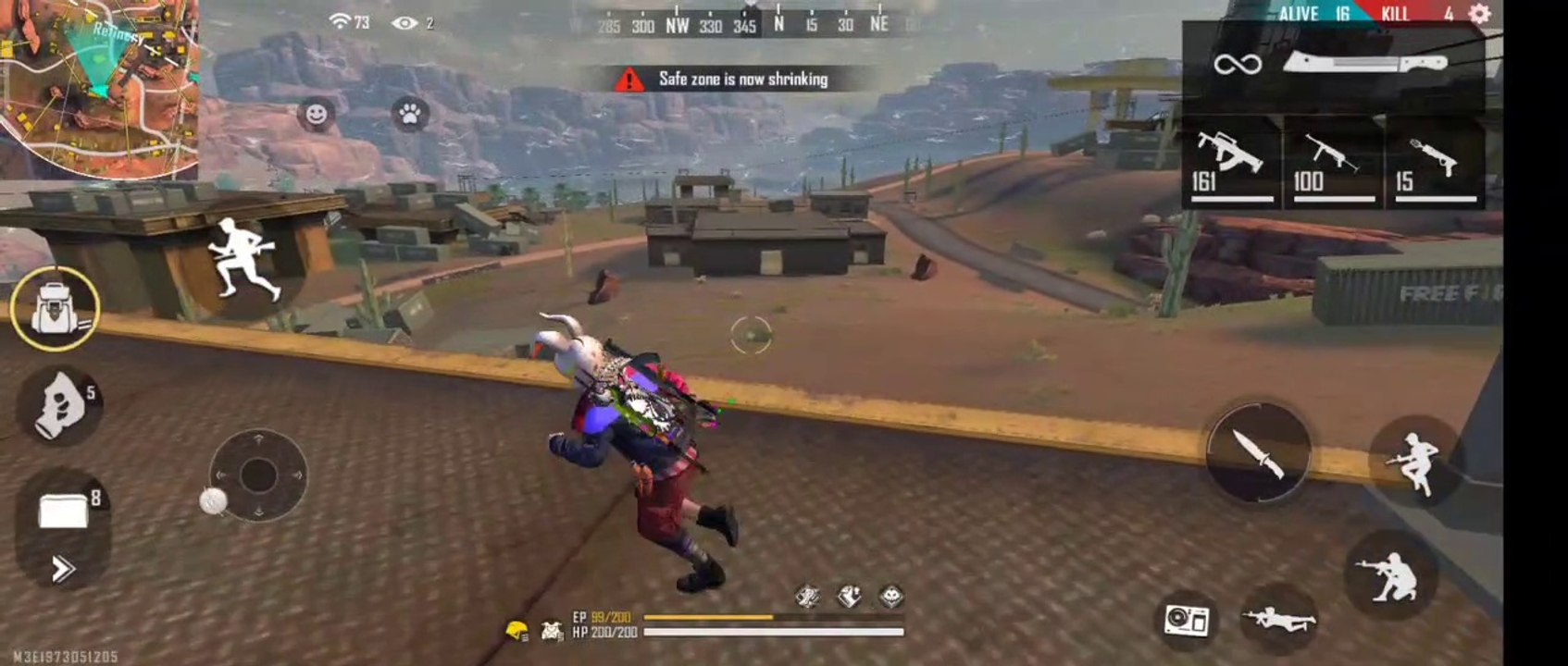 Funny Bunny Gameplay Free fire | Booyah with 9 kills | Like |