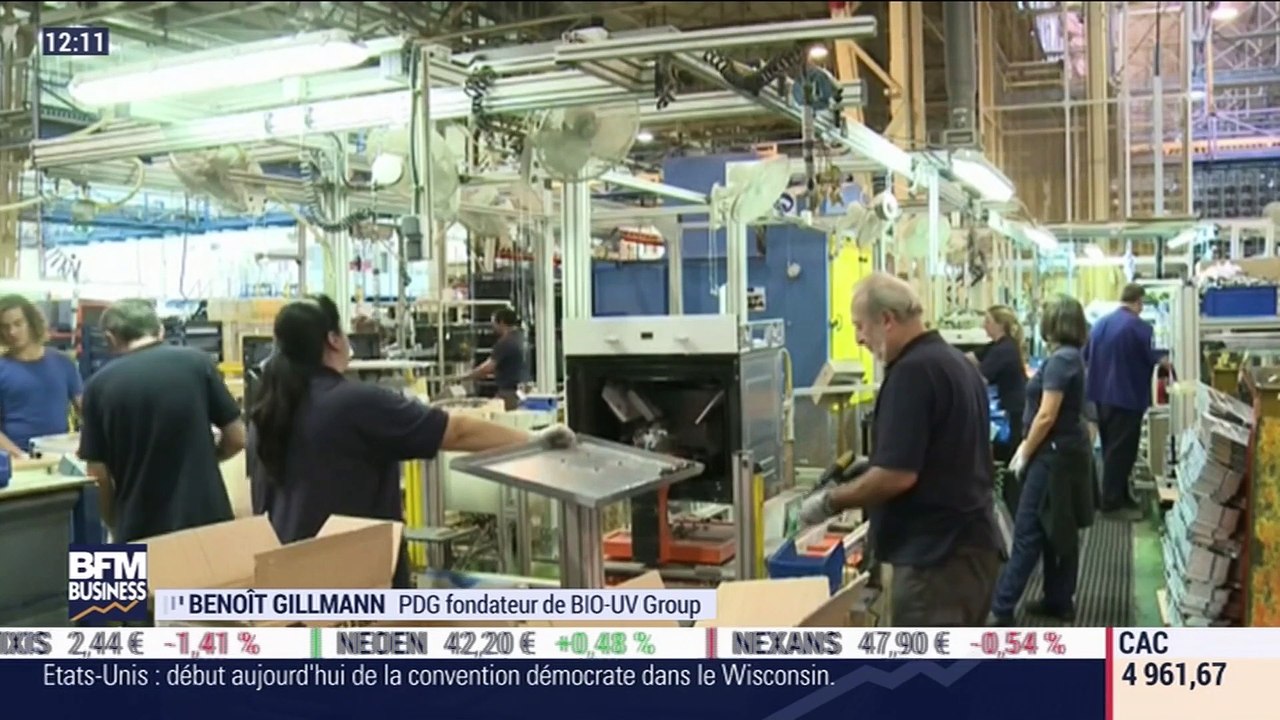 Benoît Gillmann (BIO-UV Group) : Les TPE et PME représentent 95% de l'économie française - 17/08