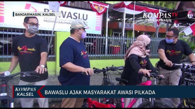 Luncurkan Jaga Pemilu, Bawaslu Kalsel Sosialisasi Hidup Sehat dan Bersama Awasi Pilkada