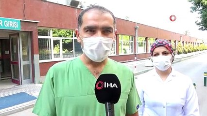 Ölümden dönen sağlıkçı çift, korona hastalarına hizmet vermeye devam ediyor