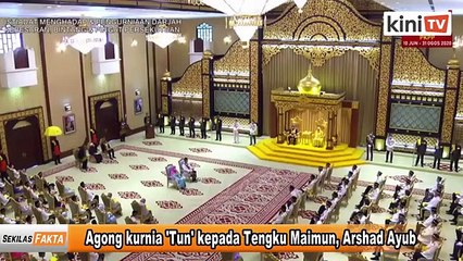 SEKILAS FAKTA: 31 terima darjah kebesaran, PRN Sabah 29 September, Remaja bakar tahfiz dipenjara
