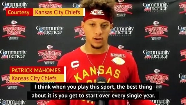 AMERICAN FOOTBALL: NFL: Super Bowl champion Mahomes motivated to do it all again