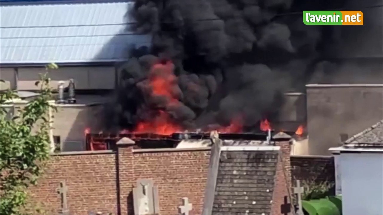 Mont-Saint-Guibert - incendie friterie