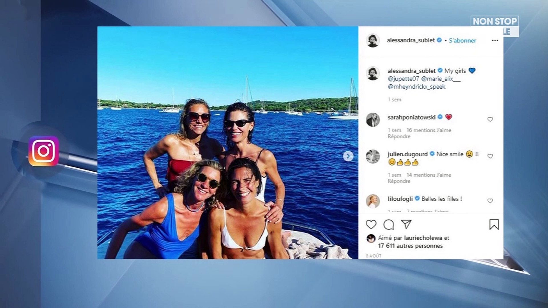 Alessandra Sublet : vacances sportives en Italie avec son chéri Jordan  Deguen - Vidéo Dailymotion