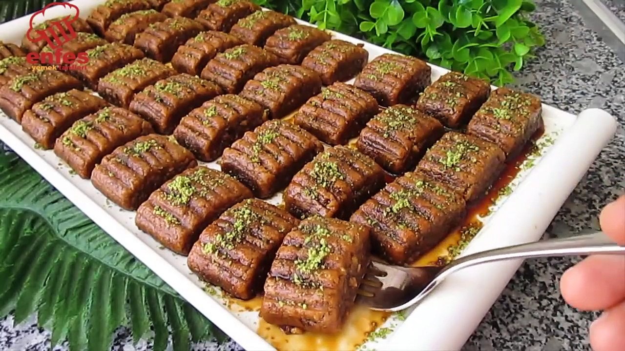 HİÇ KİMSE BU TATLIYI SİZİN YAPTIĞINIZA İNANAMAYACAK❗ BAŞKA YERDE YOK❗ PEKMEZ ŞERBETLİ ENFES TATLI