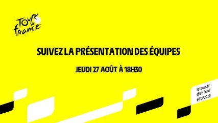 #TDF2020 - Suivez la présentation en direct de Nice !