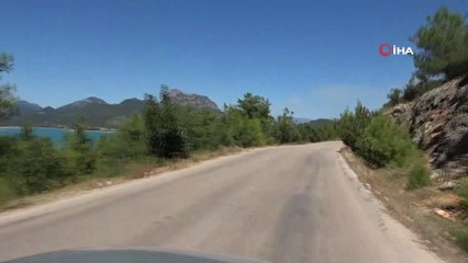 Orman yangınına havadan ve karadan müdahale sürüyor