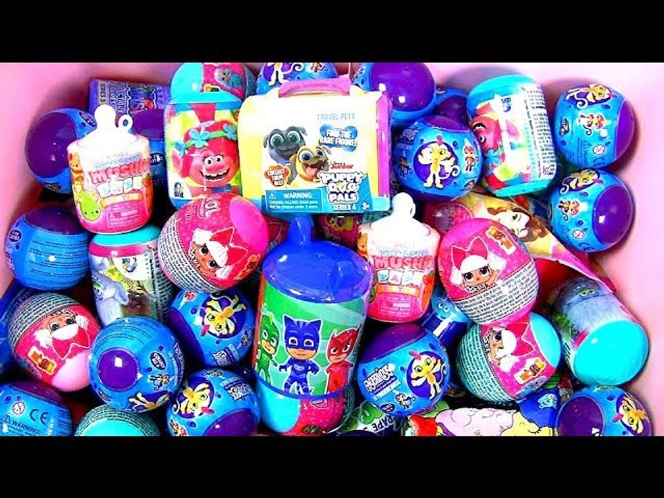 surprise toys puppy dog pals lol egg pj masks slime baby bottle