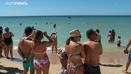Portugals Präsident (71) als Rettungsschwimmer an der Algarve