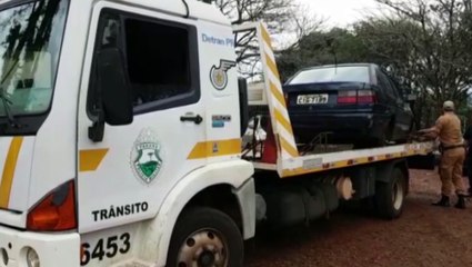 UPS Norte recupera veículo que estava abandonado na Região do Lago Azul