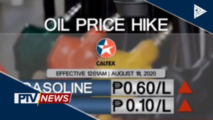 Oil price hike, ipatutupad bukas