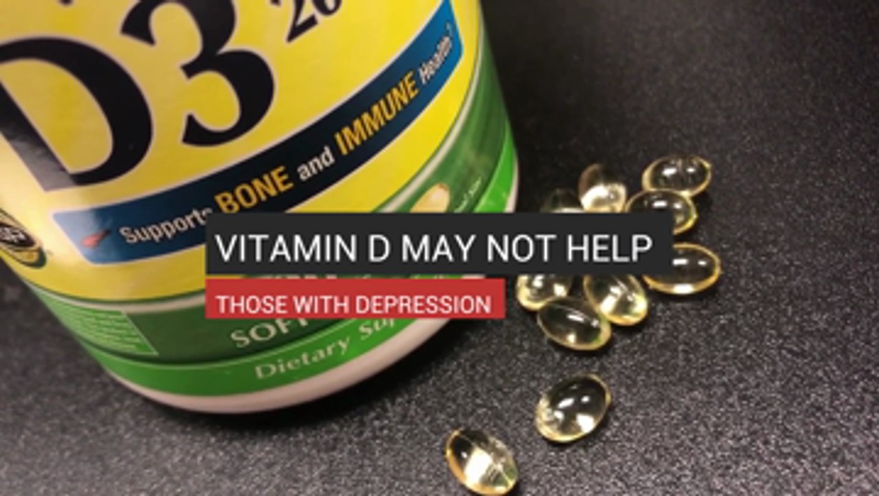 Vitamin D May Not Help Those With Depression