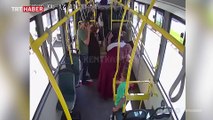 Halk otobüsü şoförü dilini yutarak bayılan yaşlı adamı hastaneye yetiştirdi