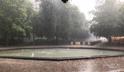 Fortes pluies à Bruxelles ce 16 août 2020