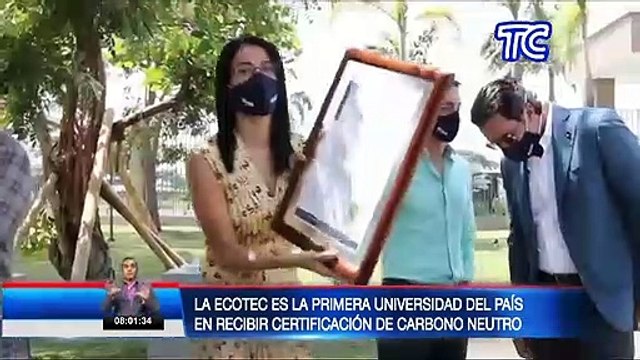 Universidad Ecotec es la primera universidad del país en recibir la certificación de carbono neutro