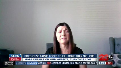 Kern Back in Business: Bolthouse hiring over 100 positions in Bakersfield