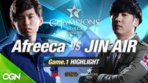 [H/L 2016.01.22] Afreeca vs JIN AIR Game 1 - RO1 l 롯데 꼬깔콘 LoL Champions Korea Spring 2016