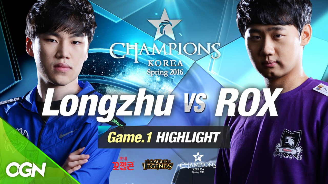 [H/L 2016.01.23] Longzhu vs ROX Game 1 - RO1 l...
