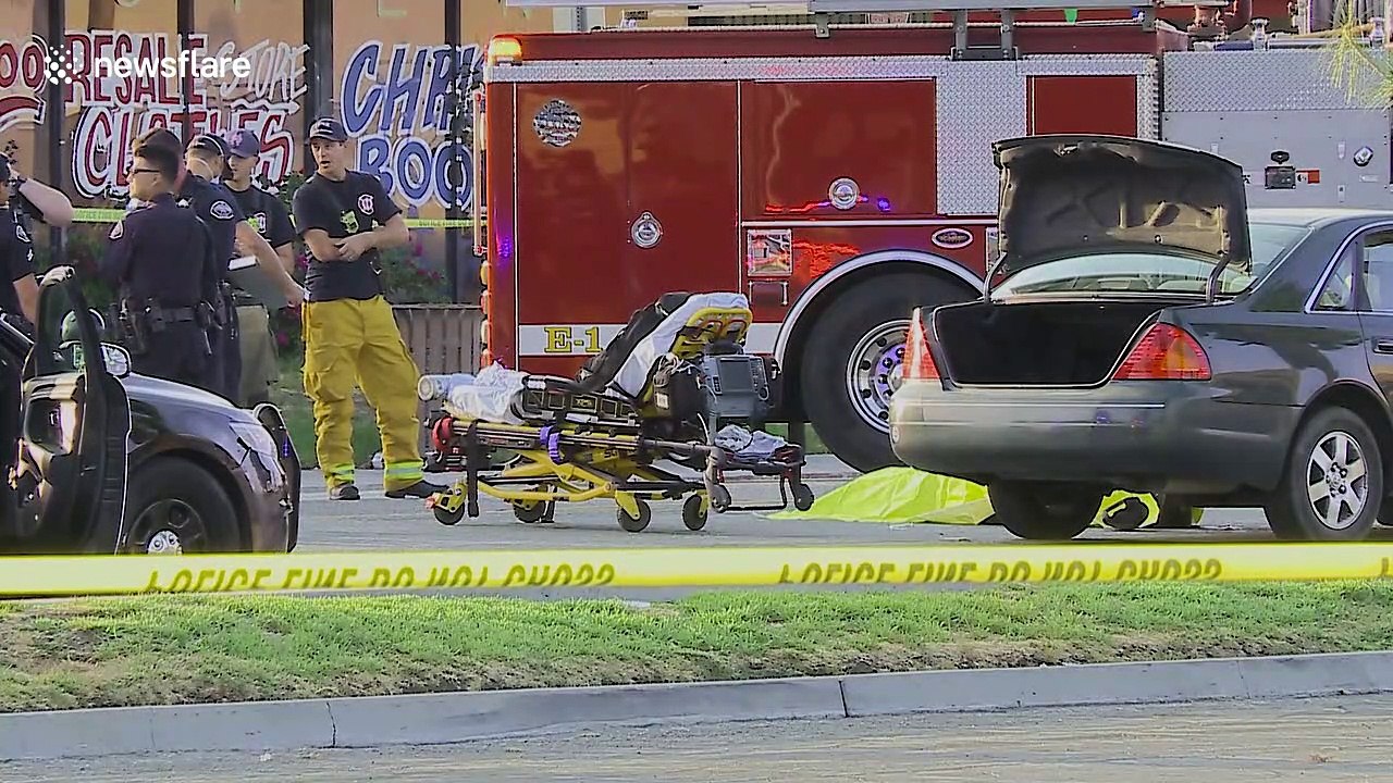 Police kill murder suspect in California