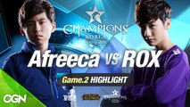 [H/L 2016.02.04] Afreeca vs ROX Game 2 - RO1 l 롯데 꼬깔콘 LoL Champions Korea Spring 2016