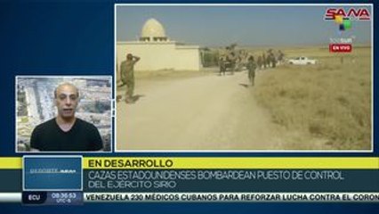 Siria: ejército estadounidense ataca puesto de control sirio