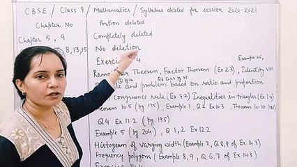CBSE Class 09 Mathematics Revised Syllabus 2020-2021 📚 | Detailed & Easy Guide