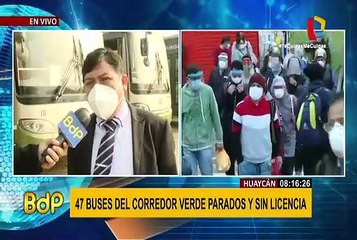 Corredor Verde: denuncian que modernos buses no pueden operar por falta de licencia
