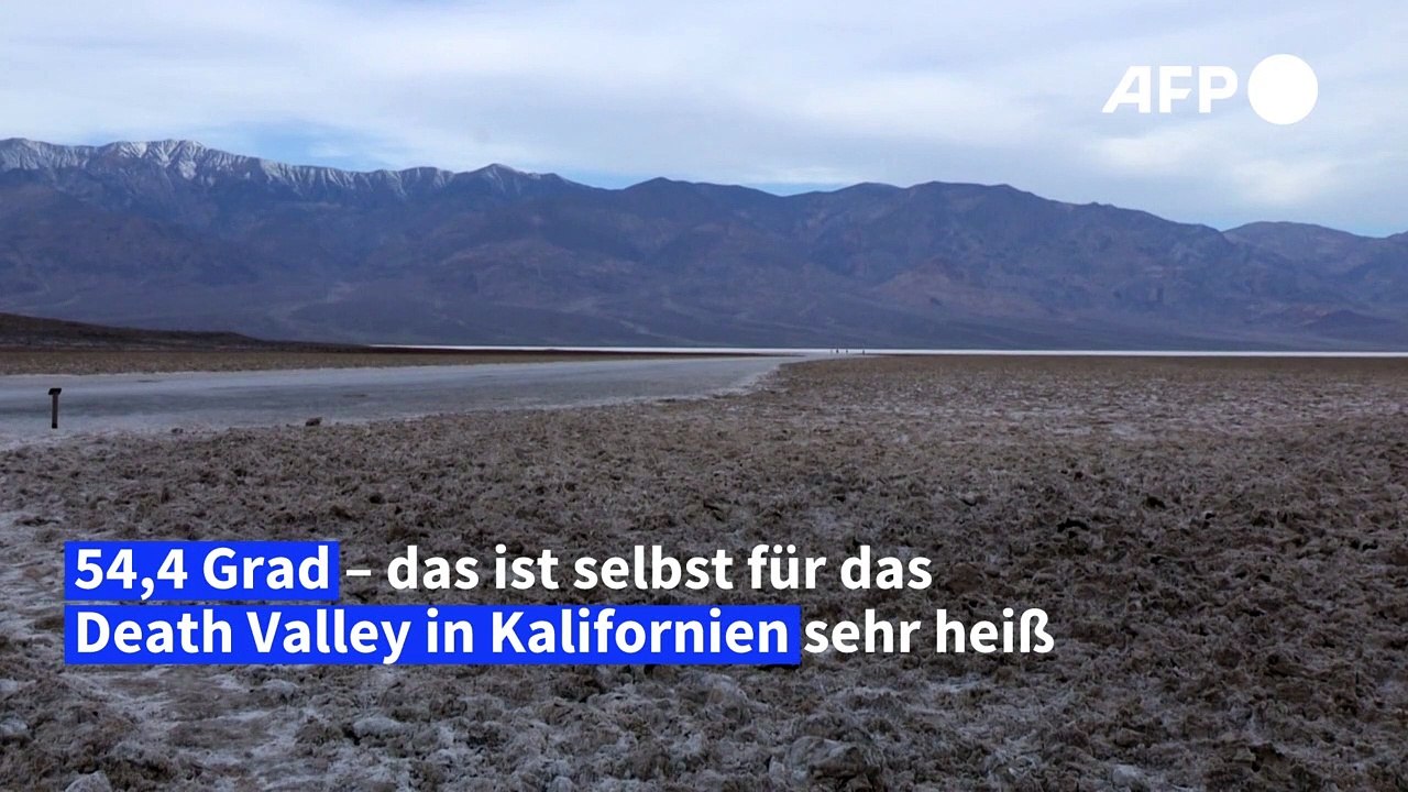54,4 Grad: Größte Hitze im Death Valley seit Ewigkeiten