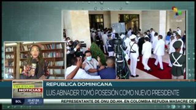 Asume Luis Abinader el cargo de presidente de República Dominicana