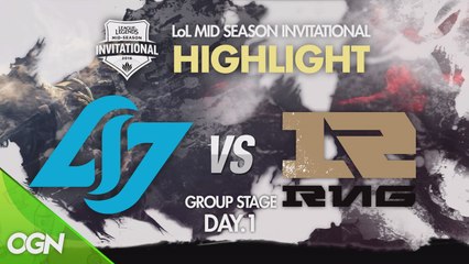 [하이라이트] 그룹스테이지 1일차 G2(EU) vs SKT(KR) SET 1  - LoL MSI 2016 / 미드시즌인비테이셔널