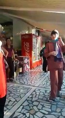 ''Atatürk'ü sevmiyorum'' diye polise bağırdı, ortalık karıştı